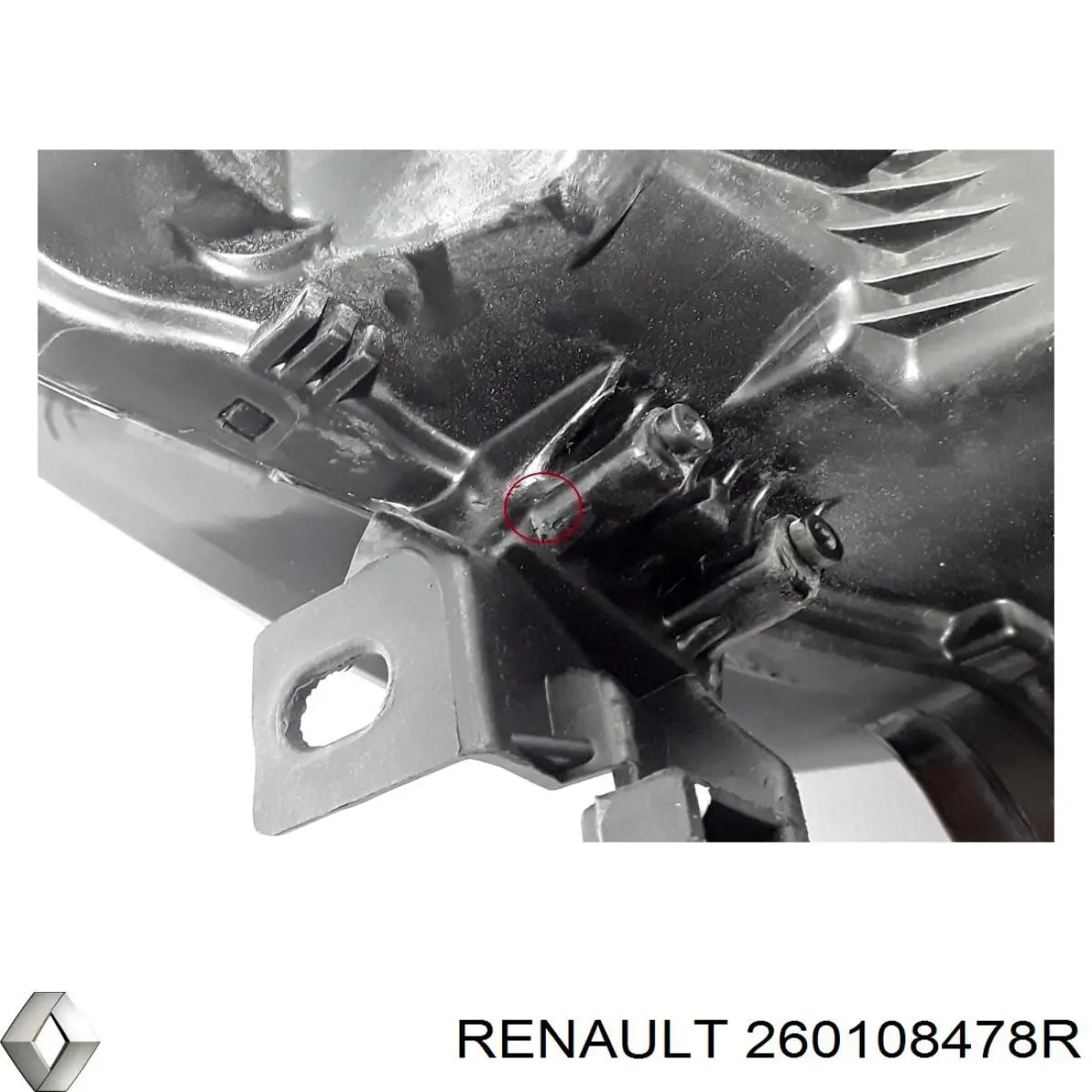 Faro derecho 260108478R Renault (RVI)