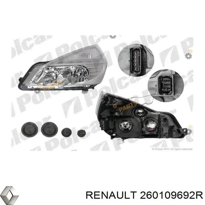 260109692R Renault (RVI) Luz derecha