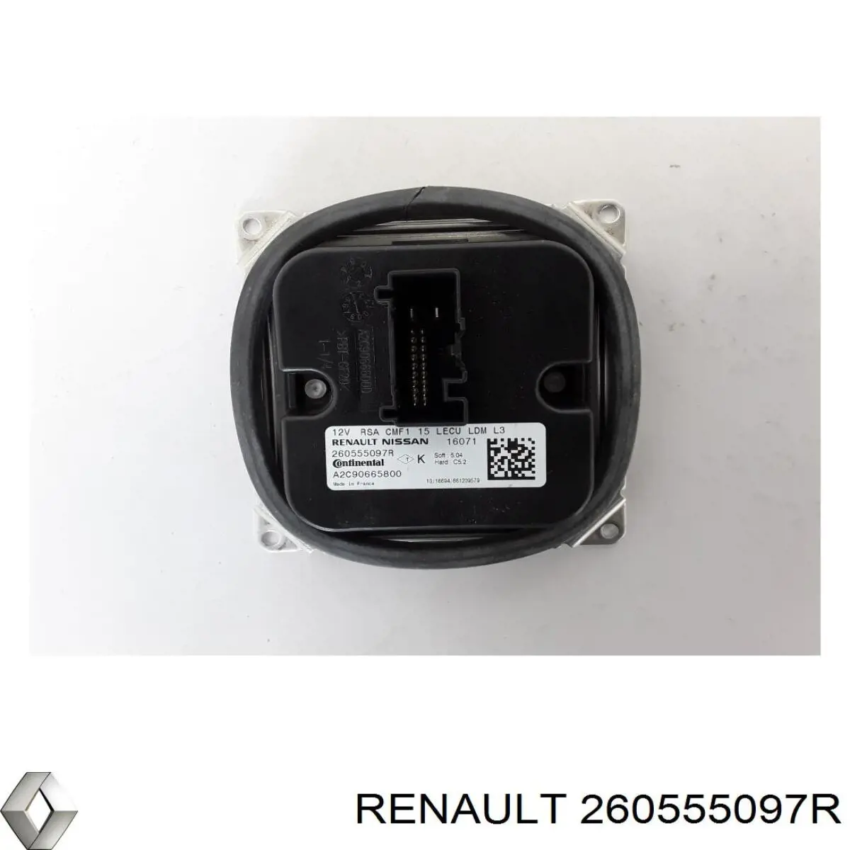 260555097R Renault (RVI) modulo de control de faros (ecu)