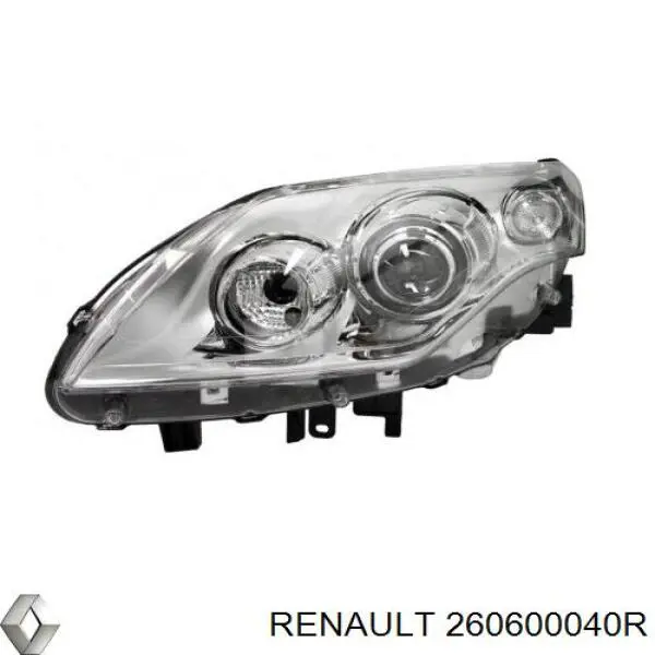 260600040R Renault (RVI) faro izquierdo