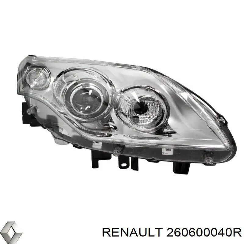 Faro izquierdo 260600040R Renault (RVI)