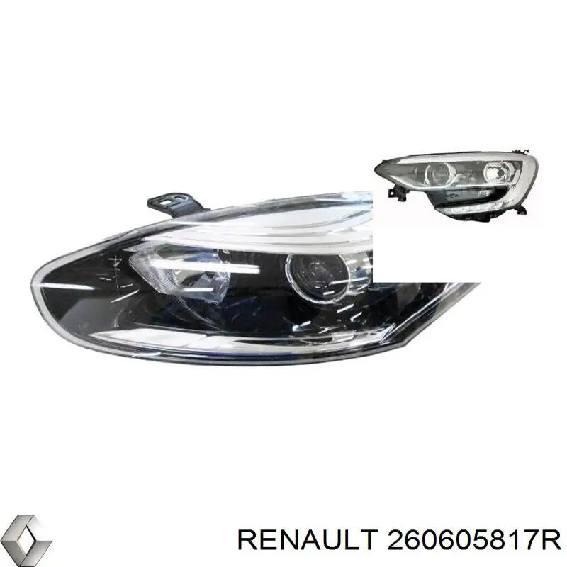 260605817R Renault (RVI) faro izquierdo