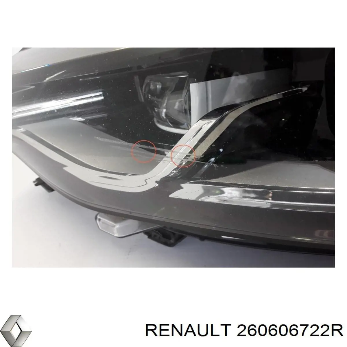 Faro izquierdo 260606722R Renault (RVI)