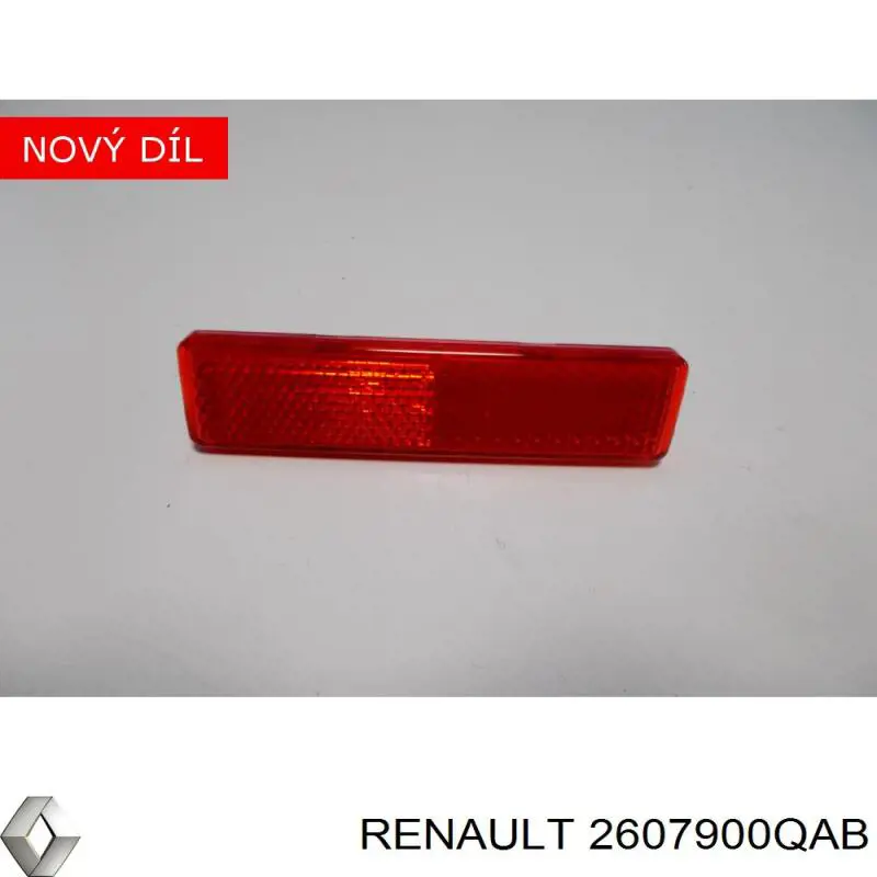 Comprar 2607900QAB Renault (RVI) Reflector de parachoques trasero
