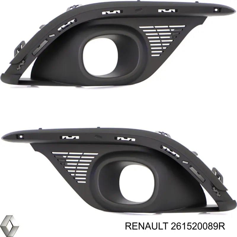 Rejilla derecha del parachoques delantero Renault (RVI) 261520089R precio, desde 44,54 EUR