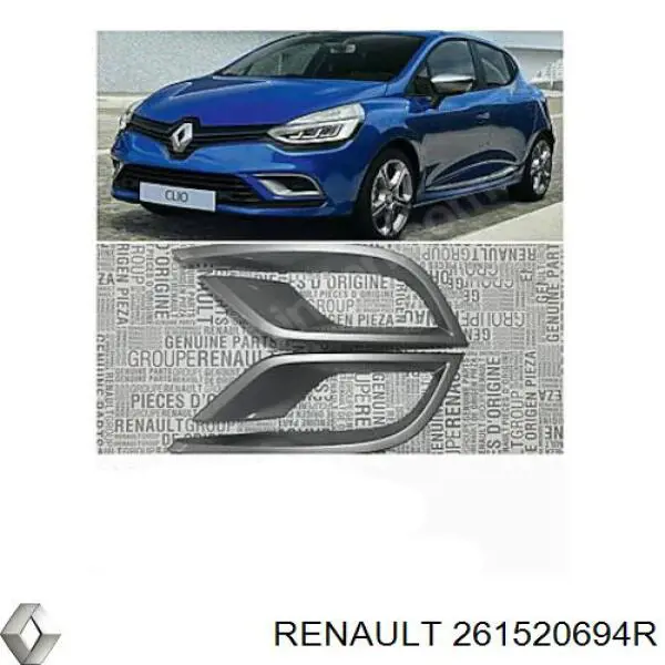 261520694R Renault (RVI) embellecedor, faro antiniebla