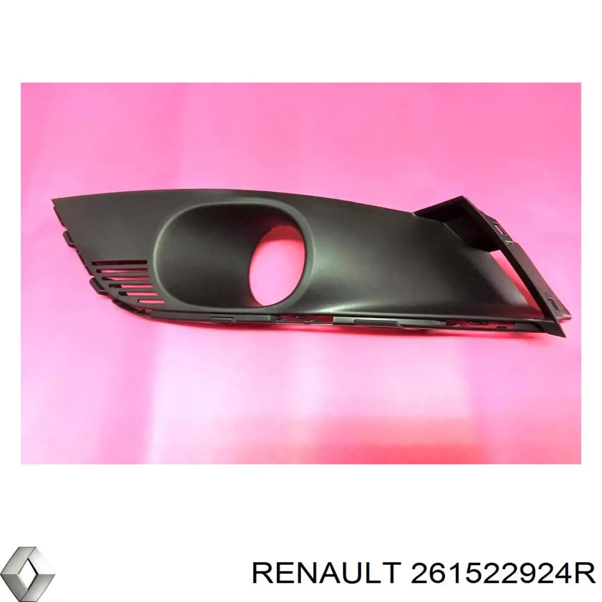 Comprar 261522924R Renault (RVI) Tapa de rejilla de faro antiniebla del parachoques delantero