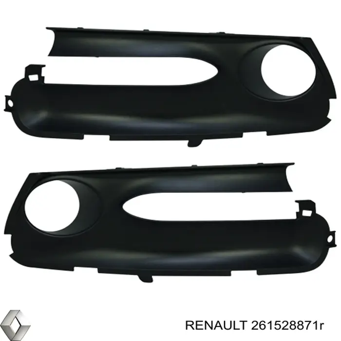 Rejilla de antinieblas, parachoques delantero RENAULT 261528871R