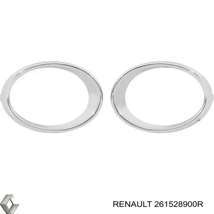 261528900R Renault (RVI) embellecedor, faro antiniebla