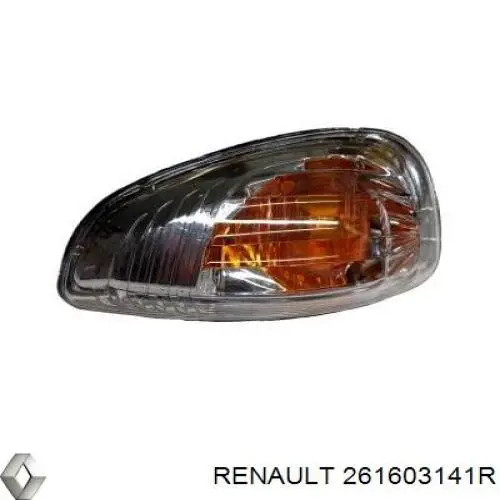Luz intermitente del espejo retrovisor derecho 261603141R Renault (RVI)