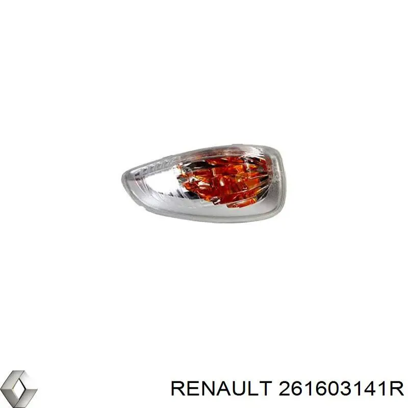 Luz intermitente del espejo retrovisor derecho Renault (RVI) 261603141R