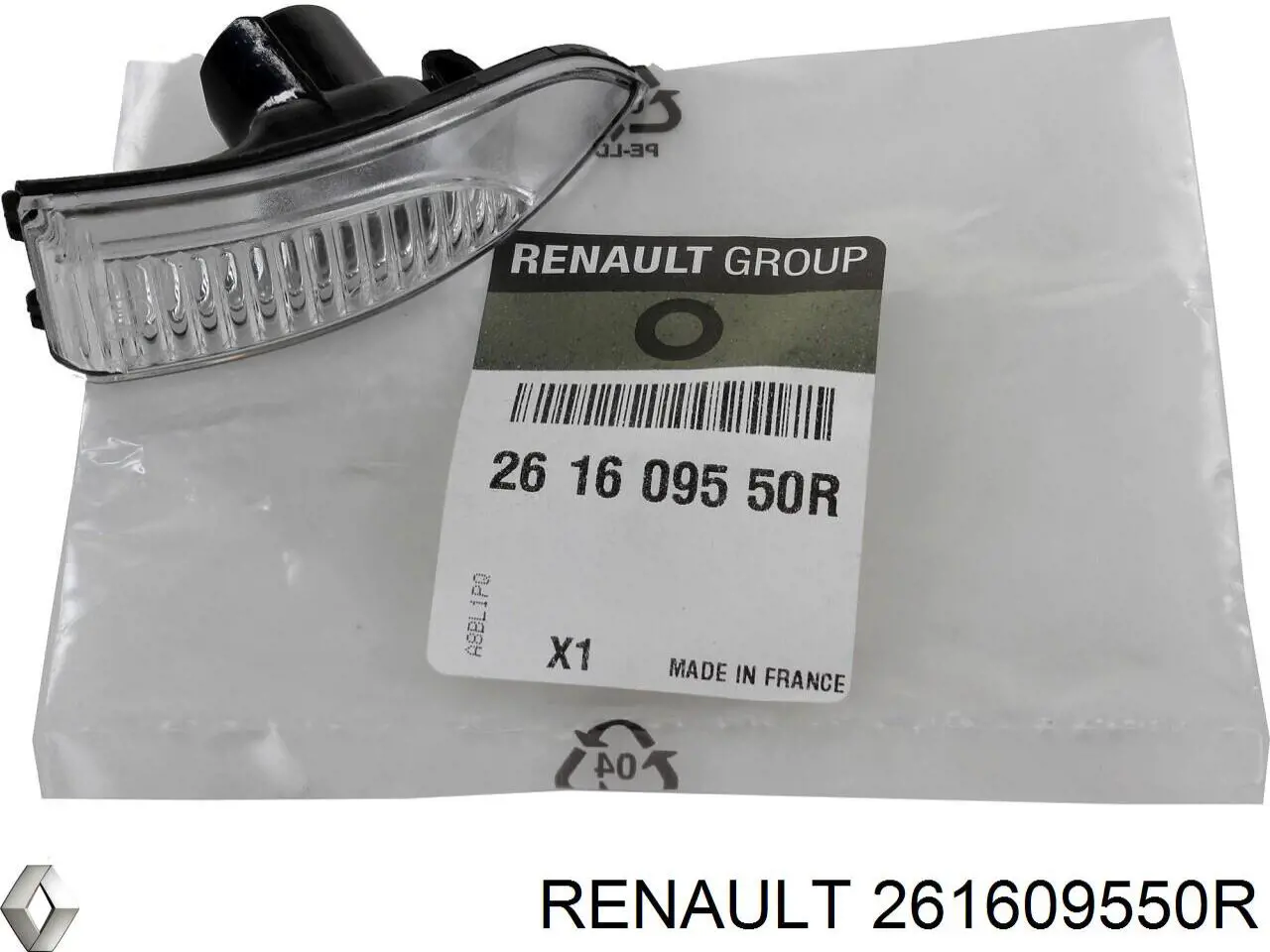 Piloto intermitente derecho 261609550R Renault (RVI)