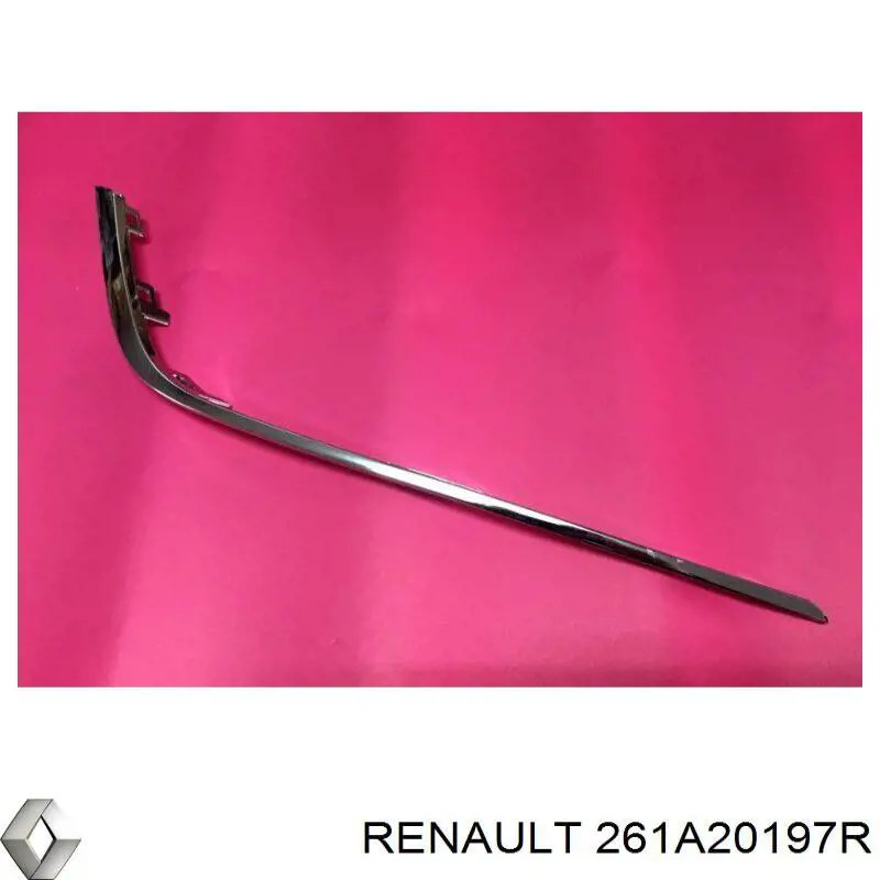 261A20197R Renault (RVI) embellecedor, faro antiniebla