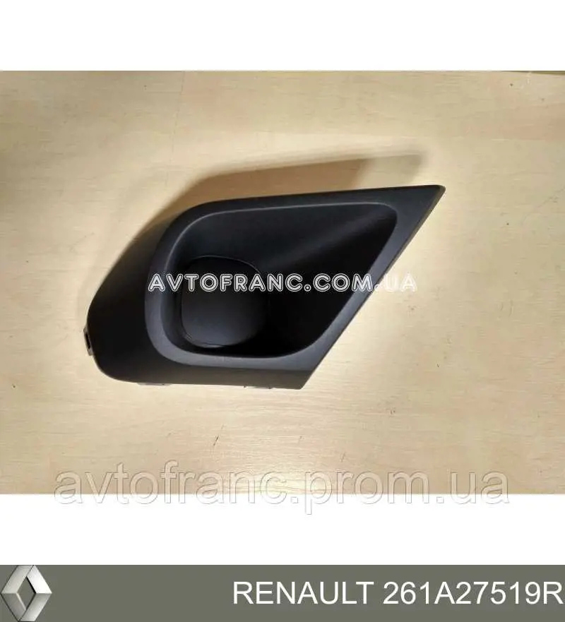 261A27519R Renault (RVI) Tapa de rejilla de faro antiniebla delantero derecho
