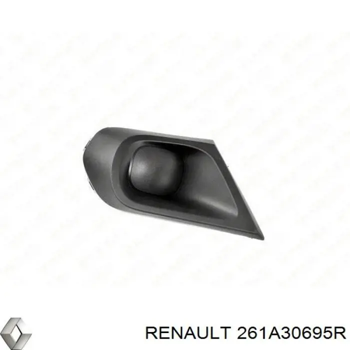 Rejilla de ventilación, parachoques para Renault DUSTER (HM)