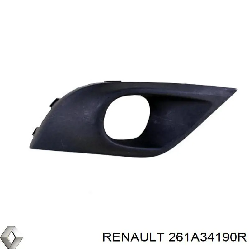 Comprar 261A34190R Renault (RVI) Soporte de fijación de faro antiniebla izquierdo