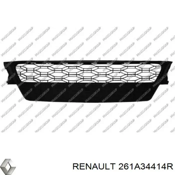 261A34414R Renault (RVI) rejilla de ventilación, parachoques trasero, izquierda