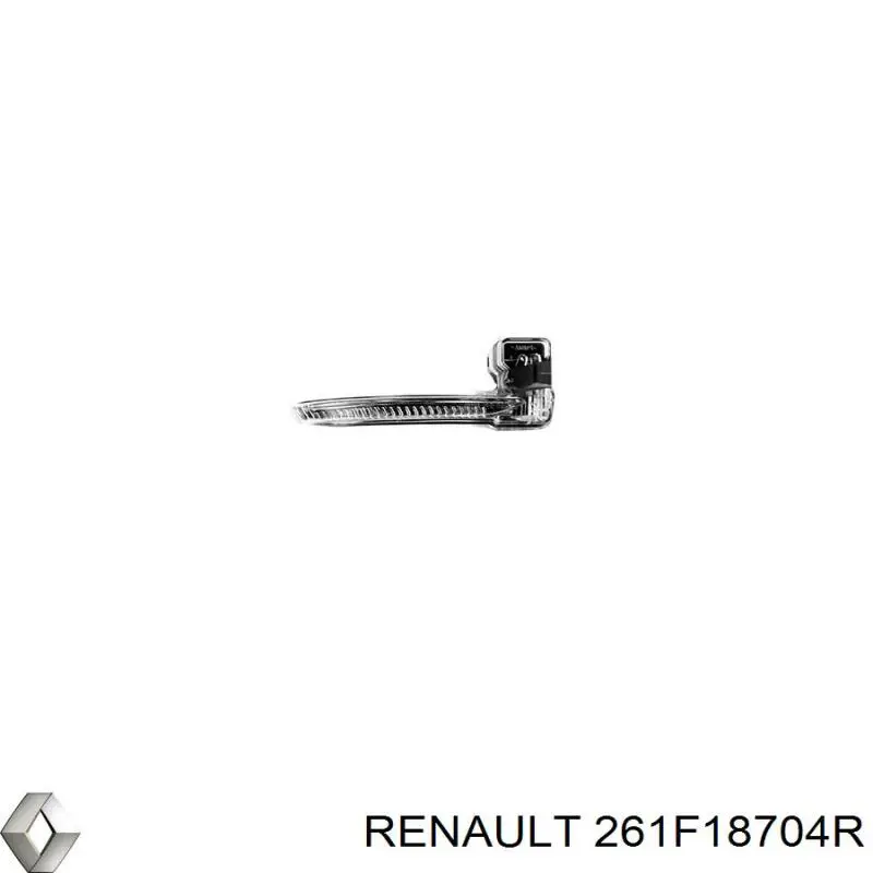 261F18704R Renault (RVI) Luz intermitente del espejo retrovisor derecho