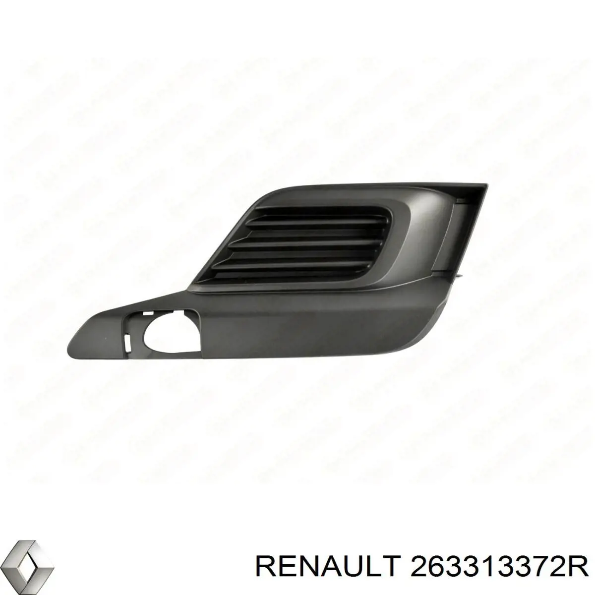 263313372R Renault (RVI) rejilla de antinieblas delantera derecha