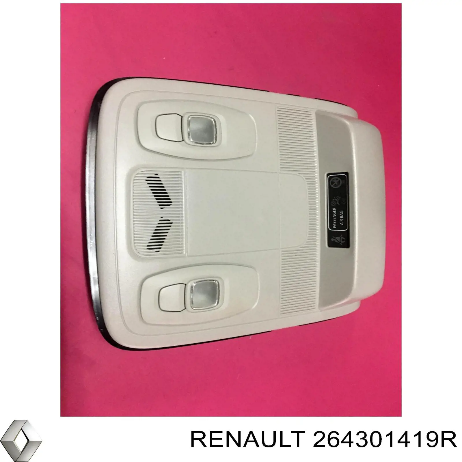 264301419R Renault (RVI) luz interior (cabina)