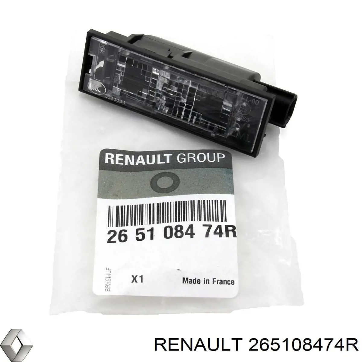 Lampara de matricula Renault (RVI) 265108474R precio, desde 12,76 EUR