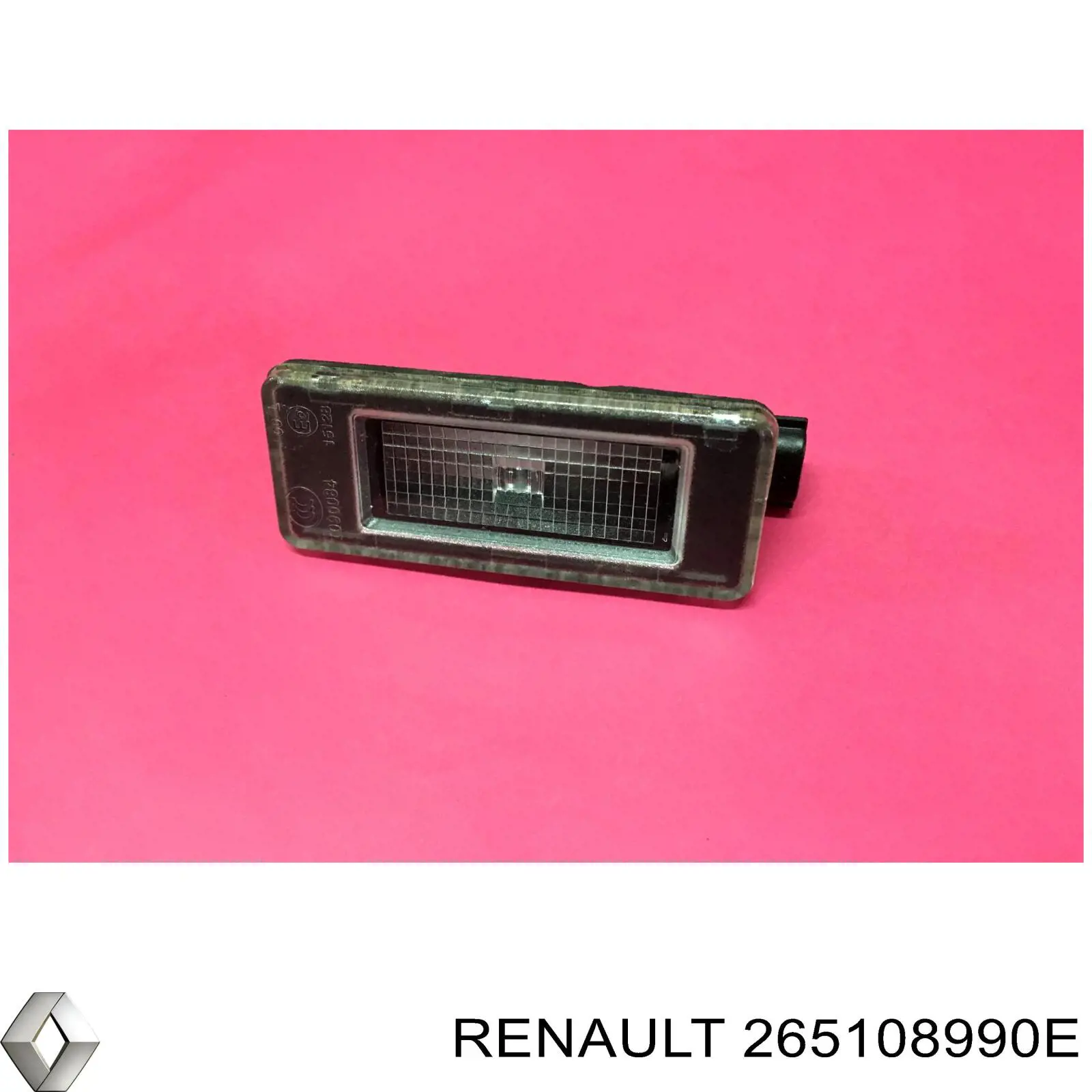 Lampara de matricula Renault (RVI) 265108990E precio, desde 23,24 EUR
