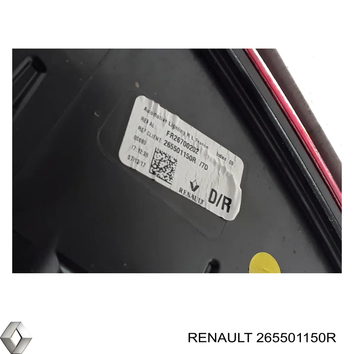 Comprar 265501150R Renault (RVI) Piloto trasero exterior derecho
