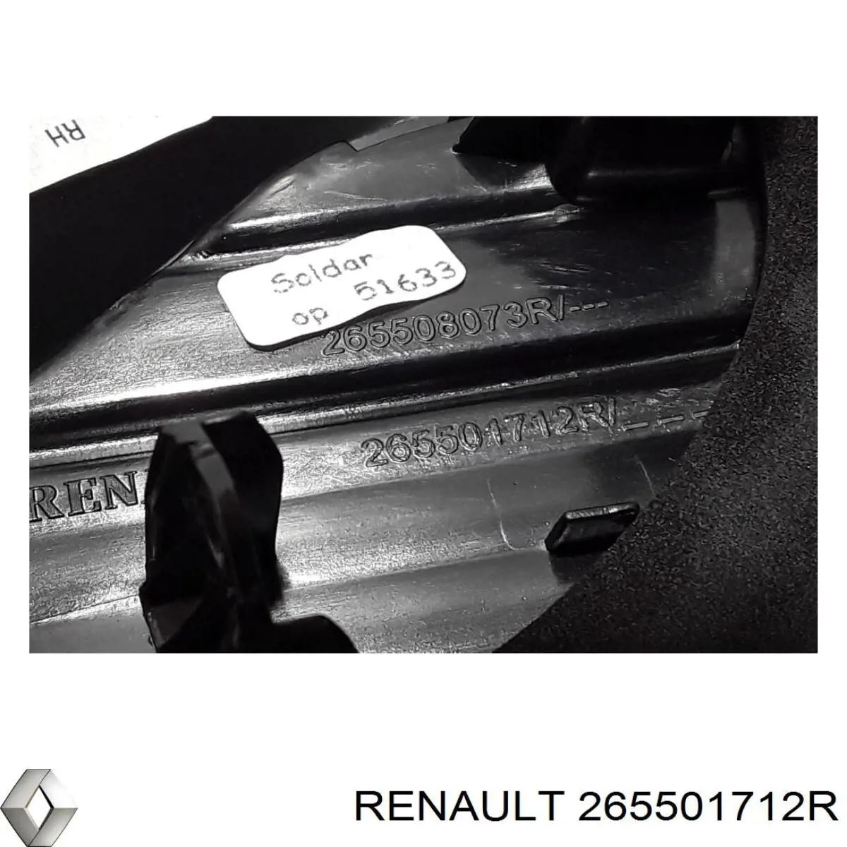 Comprar 265501712R Renault (RVI) Piloto trasero interior derecho