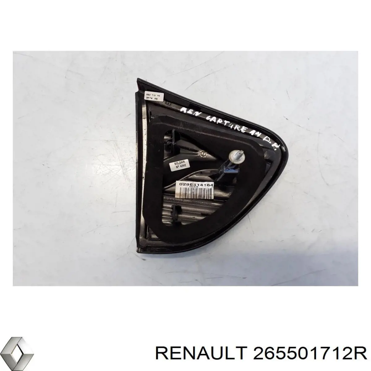 265501712R Renault (RVI) Piloto trasero interior derecho