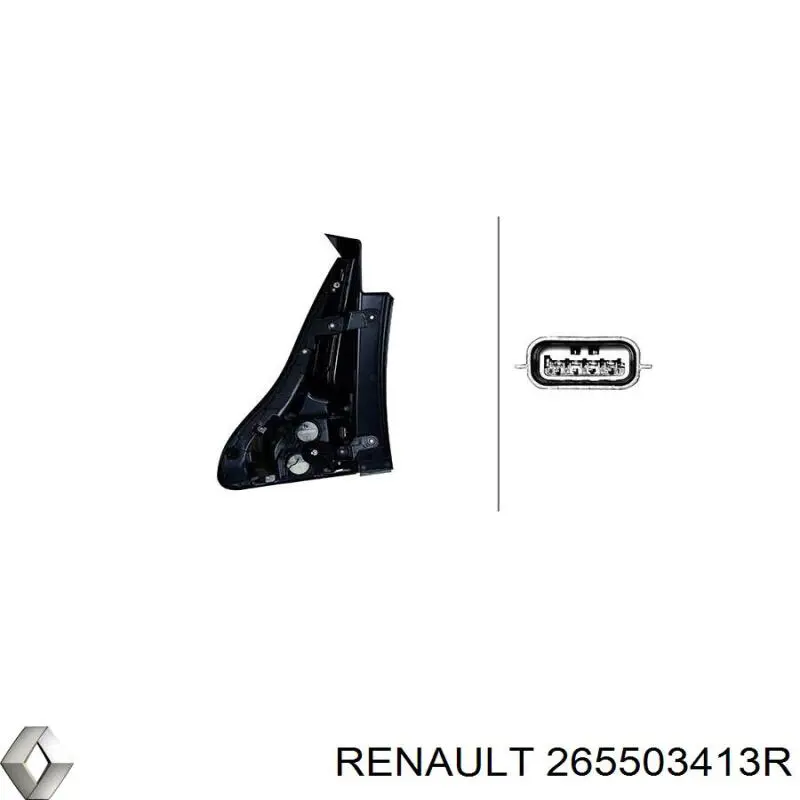 265503413R Renault (RVI) Piloto trasero exterior derecho