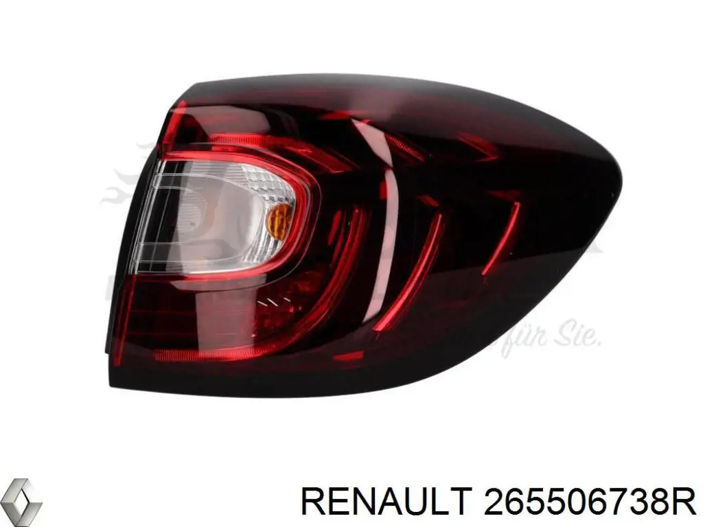 265506738R Renault (RVI) Piloto trasero derecho