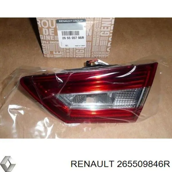 265509846R Renault (RVI) Piloto trasero exterior derecho