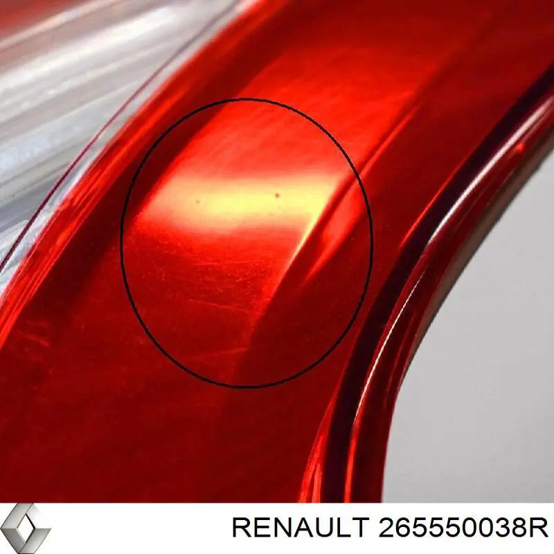 Piloto trasero exterior izquierdo Renault (RVI) 265550038R precio, desde 100,83 EUR