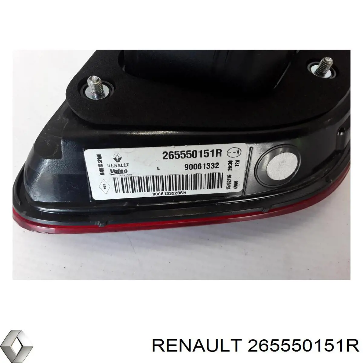Piloto trasero interior izquierdo Renault (RVI) 265550151R precio, desde 69,70 EUR