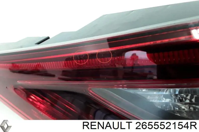Comprar 265552154R Renault (RVI) Piloto trasero interior izquierdo