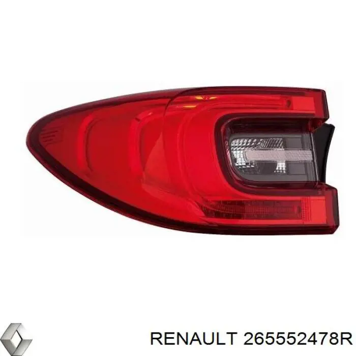 265552478R Renault (RVI) piloto posterior exterior izquierdo