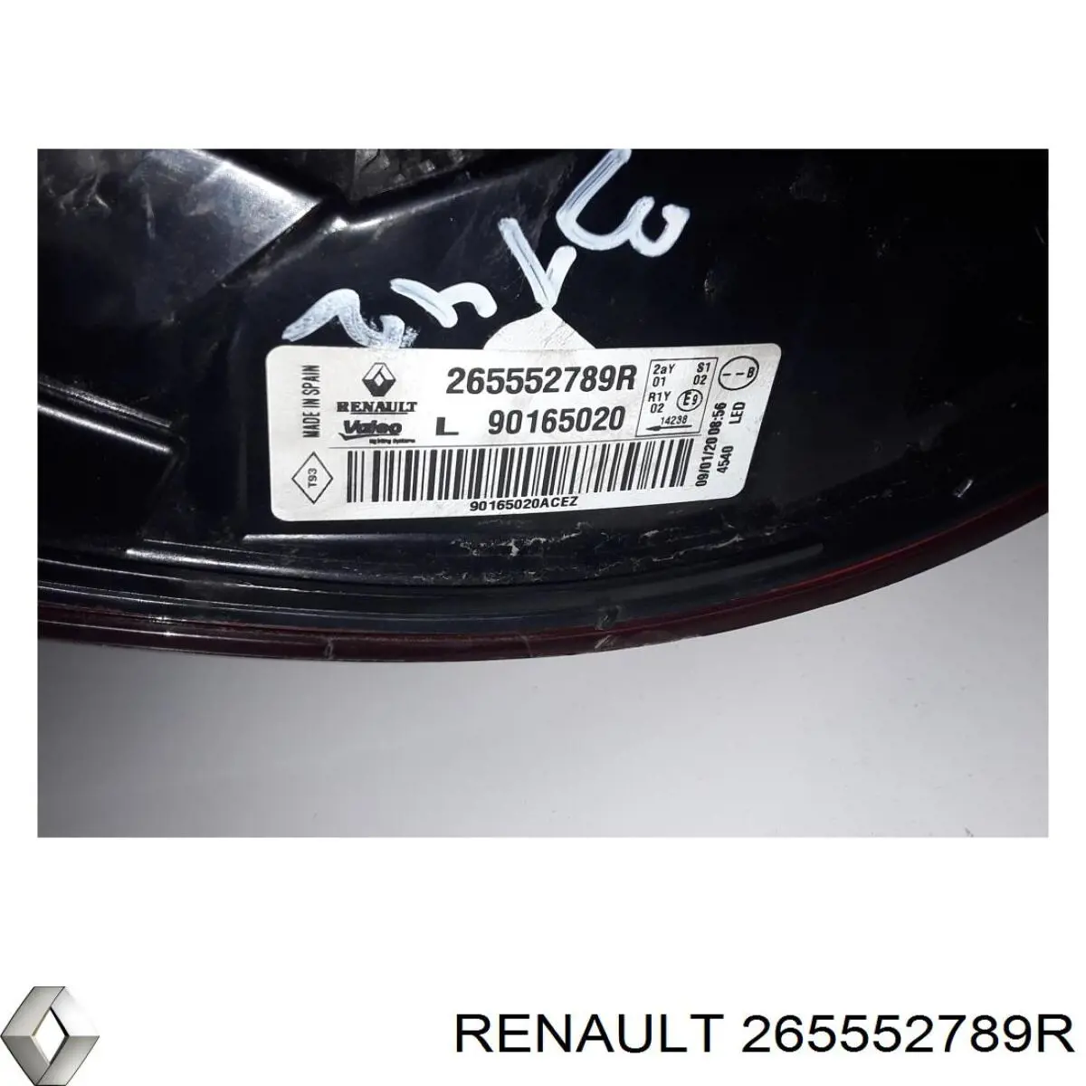 Piloto trasero exterior izquierdo Renault (RVI) 265552789R precio, desde 222,34 EUR