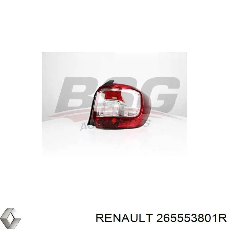 Piloto trasero izquierdo Renault (RVI) 265553801R precio, desde 97,56 EUR