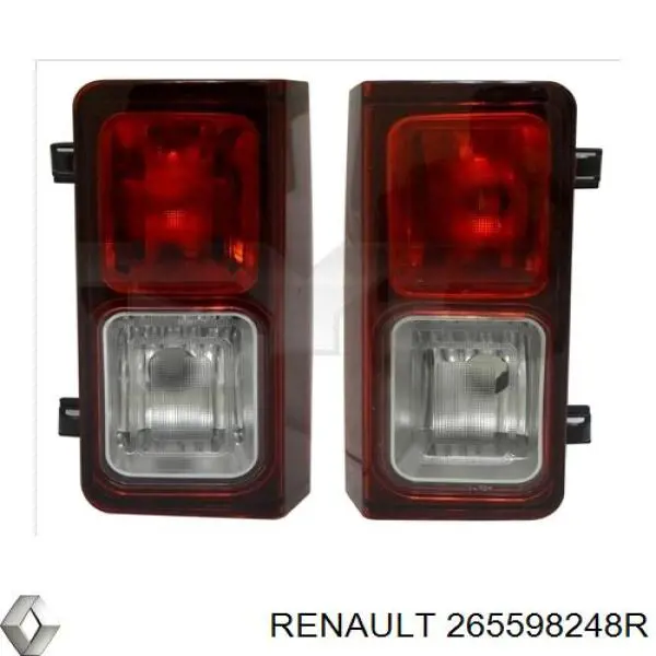 Comprar 265598248R Renault (RVI) Piloto de marcha atrás izquierdo