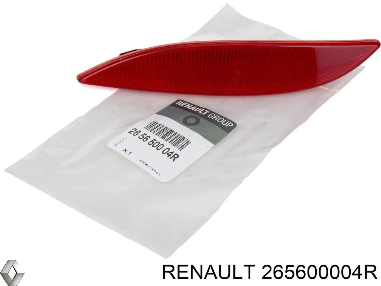 Comprar 265600004R Renault (RVI) Reflector del parachoques trasero derecho
