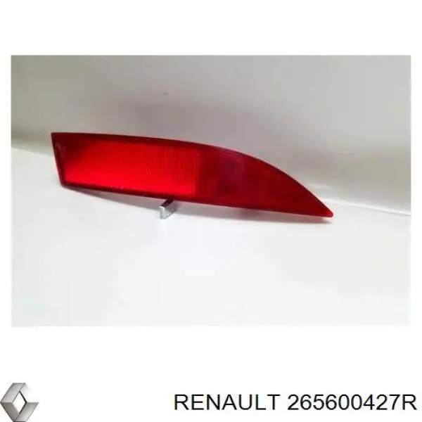 Comprar 265600427R Renault (RVI) Reflector del parachoques trasero derecho