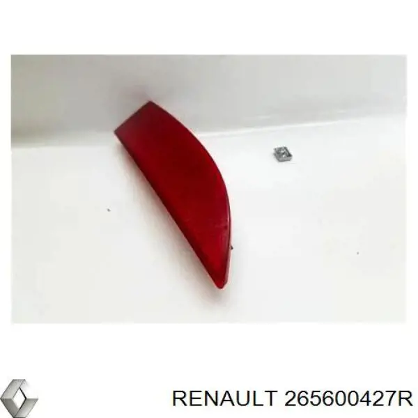 265600427R Renault (RVI) reflector, parachoques trasero, derecho