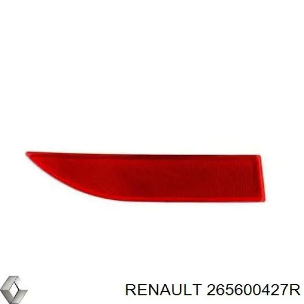 Deflector parachoques trasero derecho Renault (RVI) 265600427R precio, desde 9,26 EUR