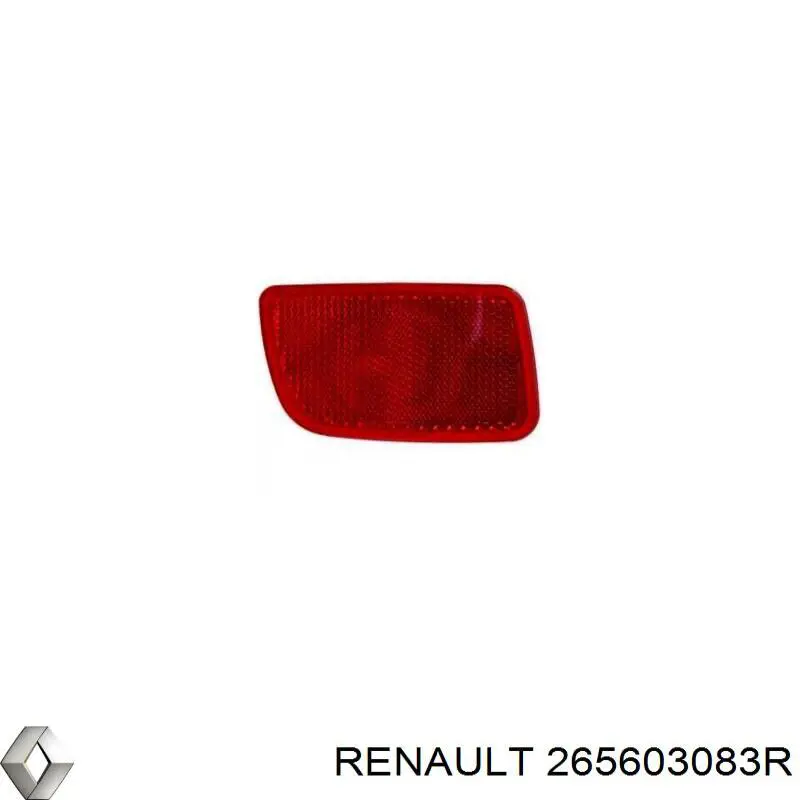 Deflector parachoques trasero derecho Renault (RVI) 265603083R precio, desde 10,98 EUR