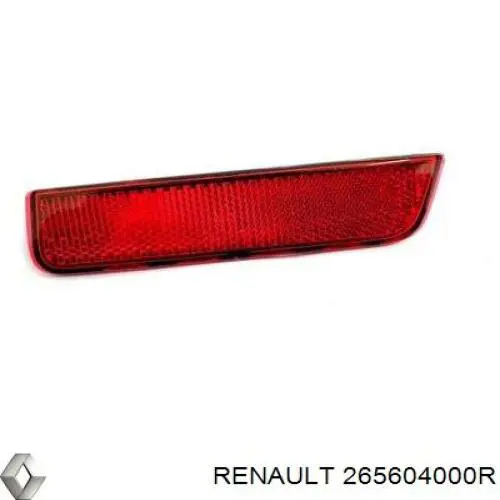 Reflector, parachoques trasero Renault Vel Satis (BJ0)