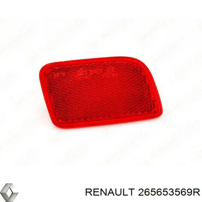 265653569R Renault (RVI) Reflector, trasero, izquierdo