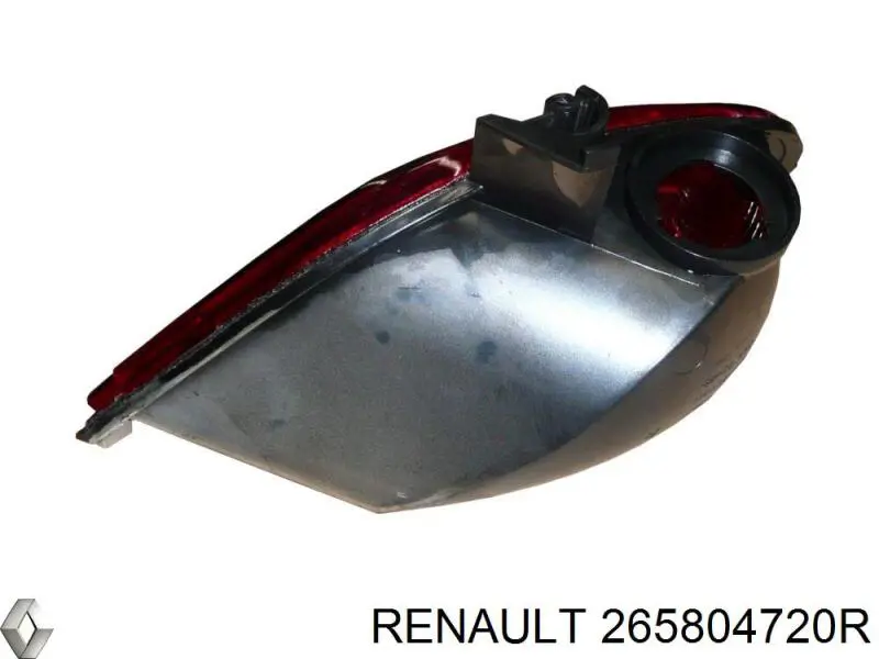 265804720R Renault (RVI) faro antiniebla trasero derecho