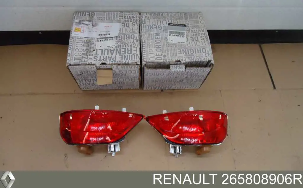 Luz antiniebla trasera derecha Renault (RVI) 265808906R precio, desde 38,46 EUR