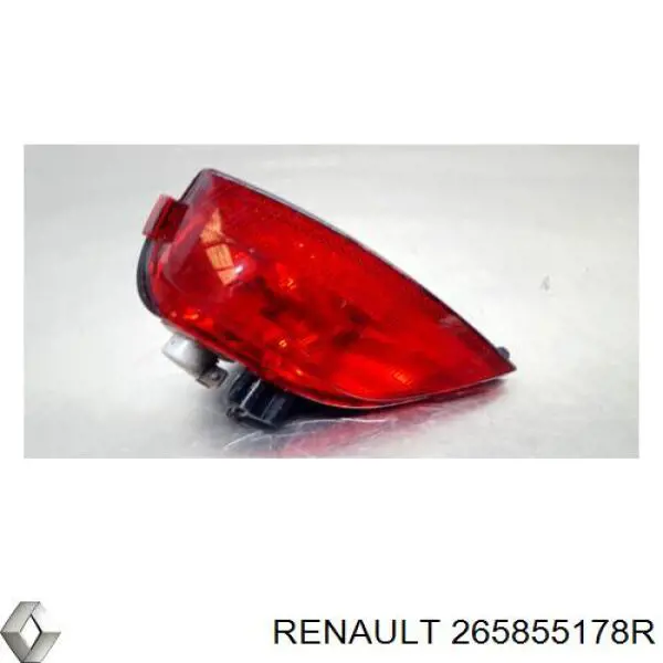 265855178R Renault (RVI) faro antiniebla trasero izquierdo