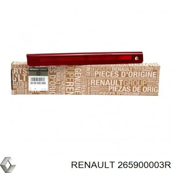 Tercera luz de freno 265900003R Renault (RVI)